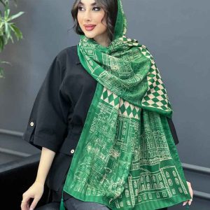 شال منگوله دار طرح معماری کد 2981