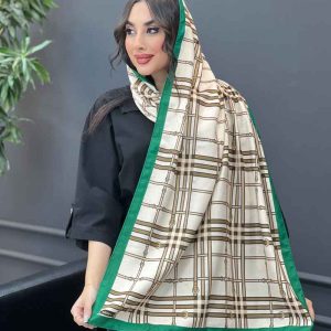 شال موهر طرح کمربندی کد 2984