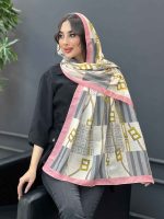 شال طرح زنجیر و سگک کد 3409