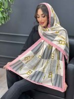 شال کرم صورتی