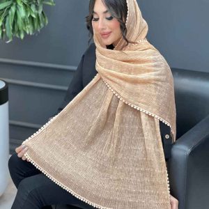 شال پلیسه خارجی لبه تور کد 3218