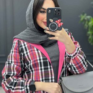 پالتو بارونی صورتی