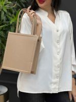 کیف چرم نسکافه ای