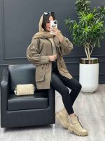 بارانی آستین چین دار