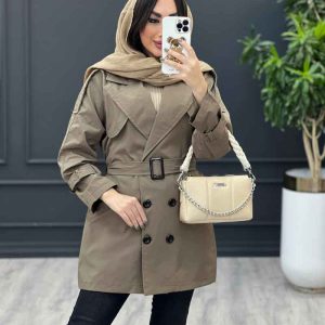 بارانی شش دکمه ژیله گرد کد 3573