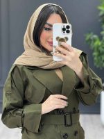 بارانی جلو دکمه