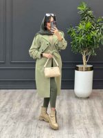 استایل با بارانی سدری