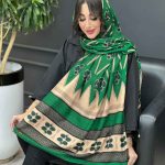 شال طرح گلدار موهر کد 3583