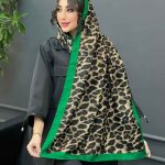 شال طرح پلنگی موهر کد 3577