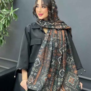 شال موهر طرح سنتی کد 3584