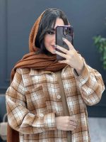 استایل با رنگ قهوه ای کرم