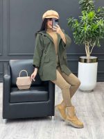 استایل با رنگ زیتونی
