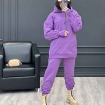 ست هودی و جاگر کلاه دار کد 3617