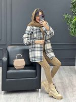 شکت چهارخونه جلو دکمه کد 3631 - تصویر 8