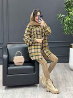 شکت چهارخونه جلو دکمه کد 3631 - تصویر 6