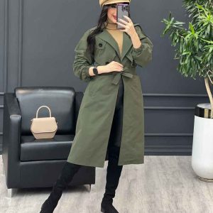 بارانی بلند دو ژیله کد 3608