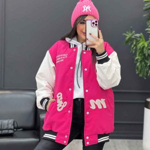 کاپشن بیسبالی رنگی کد 3677