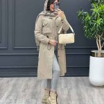 بارانی بلند بغل پاگن کد 3637