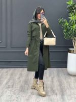 استایل با رنگ زیتونی