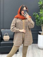 استایل با رنگ کرم نارنجی