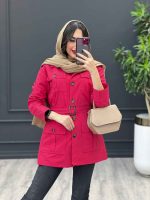 مانتو پاییزه چهار جیب پیله دار کد 3629 - تصویر 13