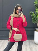 مانتو پاییزه چهار جیب پیله دار کد 3629 - تصویر 21