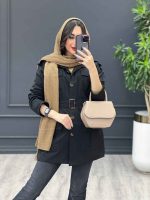 مانتو پاییزه چهار جیب پیله دار کد 3629 - تصویر 16