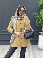 مانتو پاییزه چهار جیب پیله دار کد 3629 - تصویر 19