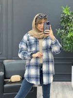 چهارخونه آبی و کرم