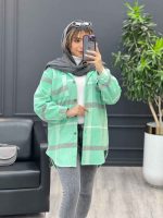 استایل با رنگ سبزآبی