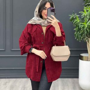 مانتو کبریتی دو جیب کد 3676
