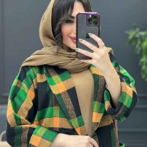 استایل با رنگ پرتقالی سبز