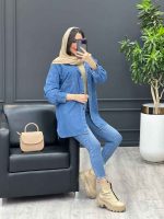 استایل با مانتو جین