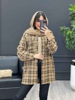 استایل با رنگ قهوه ای نسکافه ای