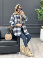 استایل با رنگ سرمه ای