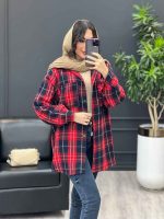 استایل با رنگ قرمز سرمه ای