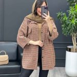 شکت چهارخونه آستین کیمینو کد 3709