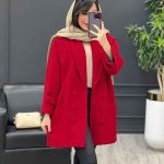 پالتو یقه آرشال آستین پاگن کد 3775