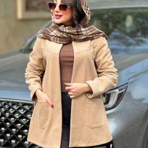 پالتو کتی جلو برش دار کد 3815