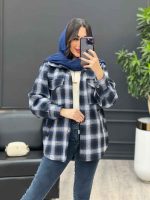پالتو چهارخونه پشمی