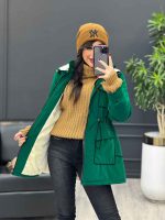 کاپشن سیلیکونی مغزی دوزی کد 3829