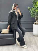 استیال با رنگ ذغالی