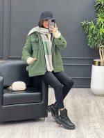 استایل با رنگ زیتونی