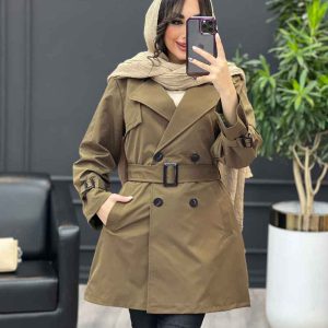 بارانی چهاردکمه سرشونه پاگن کد 3854