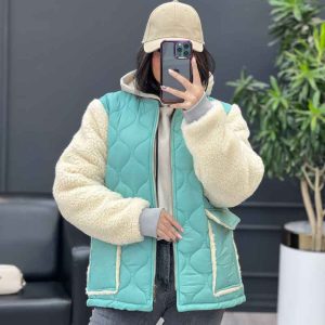 کاپشن آستین تدی کد 3898