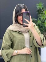 ست مانتو و شلوار بیسکوییتی کد 3902 - تصویر 19