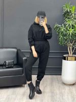 ست هودی و جاگر نیم تنه کد 3673 - تصویر 3