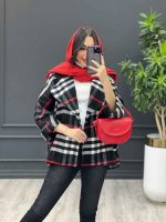 استایل با رنگ قرمز مشکی