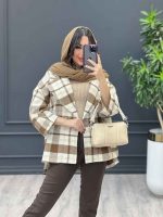 استایل با رنگ نسکافه ای