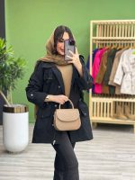 بارانی یقه سگک دار